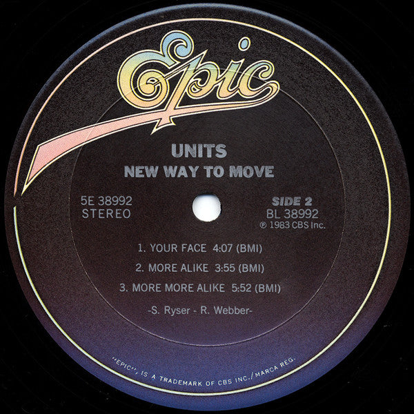 Units : New Way To Move (LP, MiniAlbum, EP)