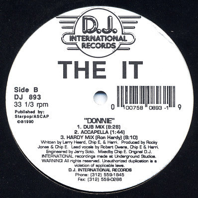 The It : Donnie (12", RE)