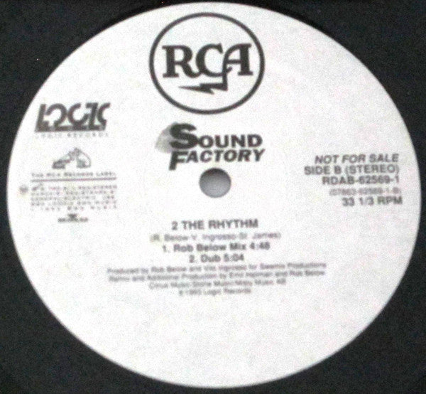 SoundFactory : 2 The Rhythm (12", Single, Promo)