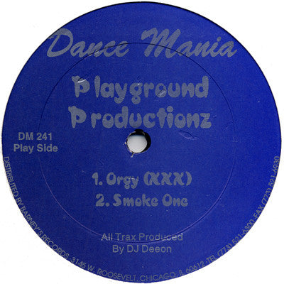 Playground Productionz : Orgy (XXX) (12")