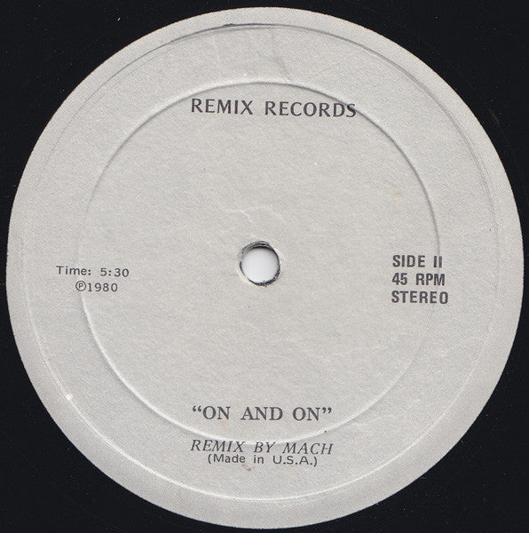 MACH (2) : Funky Mix / On And On (12", Mixed, Unofficial)