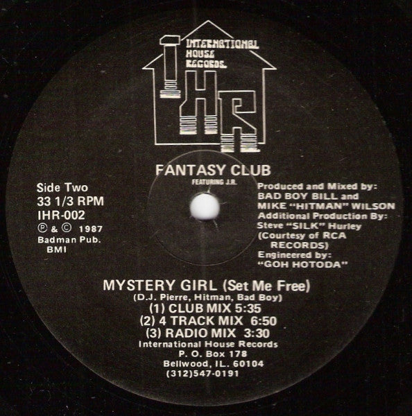 Fantasy Club* : Mystery Girl (Set Me Free) (12")