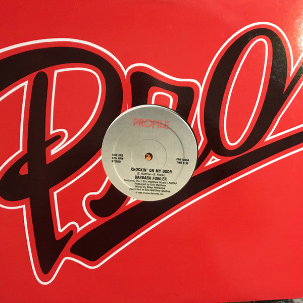 Barbara Fowler : Knockin' On My Door (12", Single)
