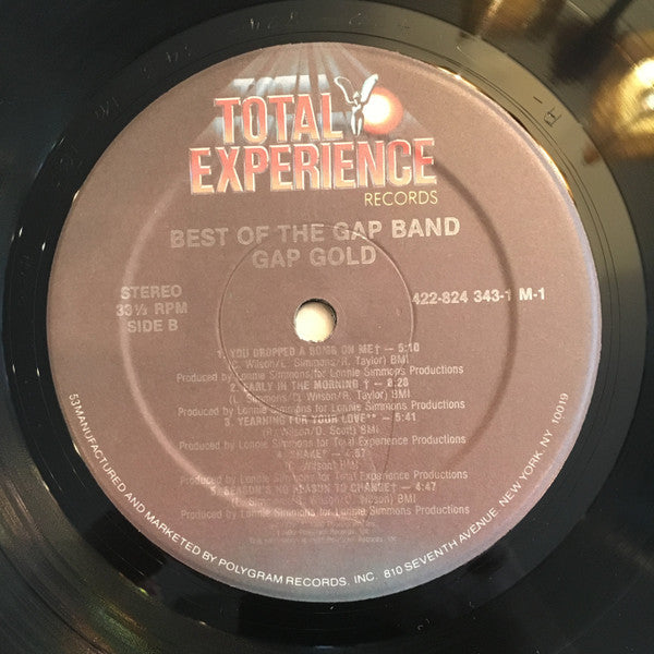 The Gap Band : Gap Gold - Best Of The Gap Band (LP, Comp, 53 )