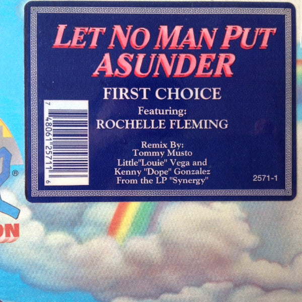 First Choice Featuring Rochelle Fleming : Let No Man Put Asunder (12")