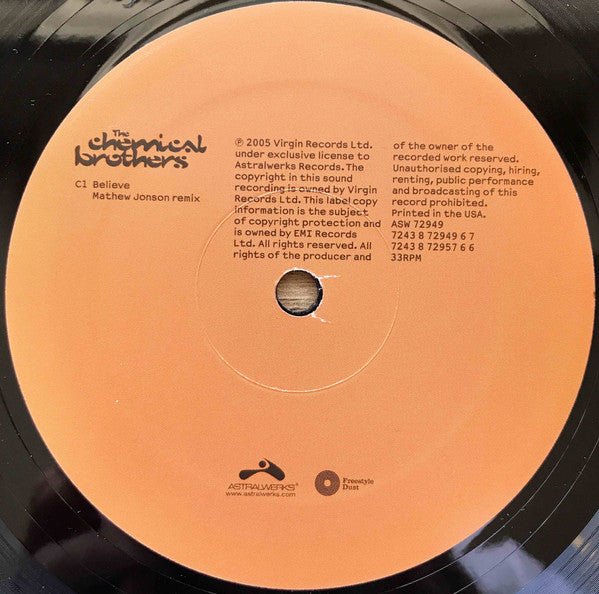 The Chemical Brothers : The Boxer (2x12")