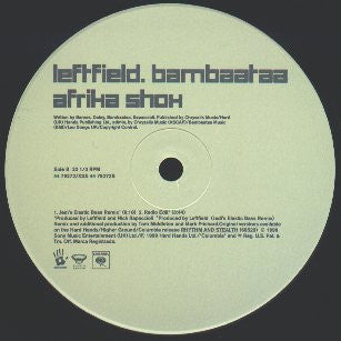 Leftfield . Afrika Bambaataa : Afrika Shox (12")