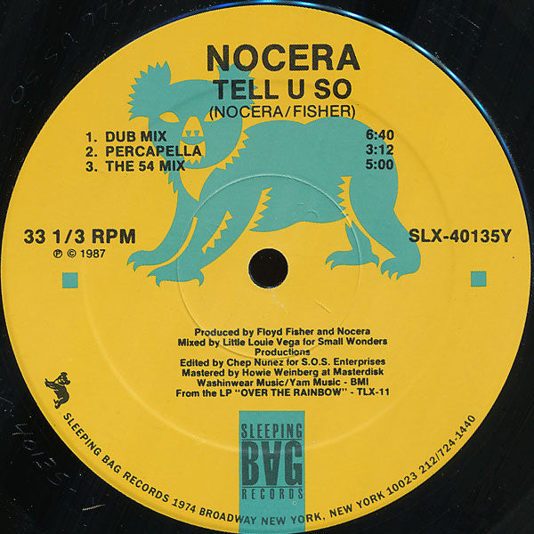 Nocera : Tell U So (12")