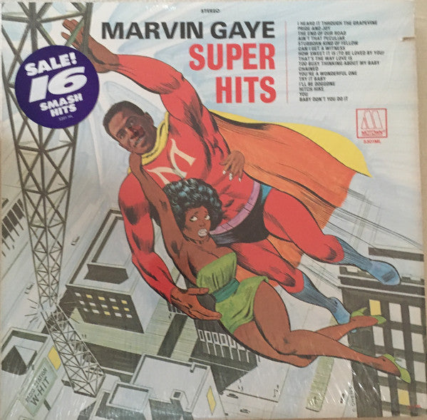 Marvin Gaye : Super Hits (LP, Comp, RE)