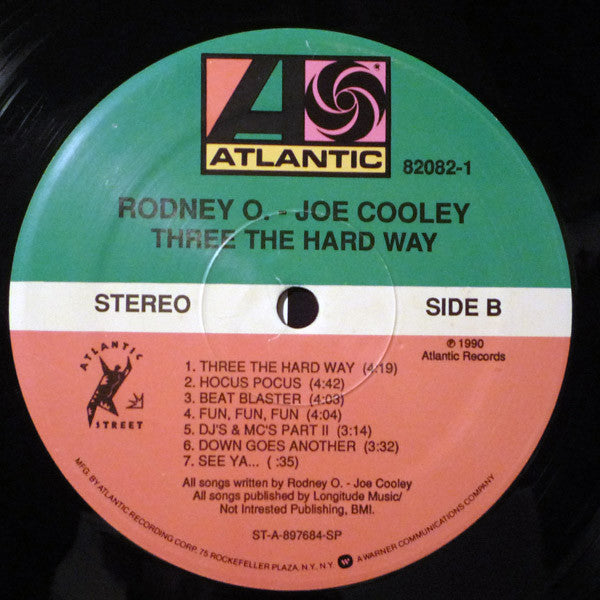 Rodney-O. & Joe Cooley* : Three The Hard Way (LP, Album)