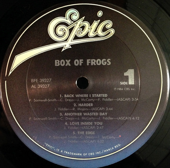 Box Of Frogs : Box Of Frogs (LP, Album, Car)