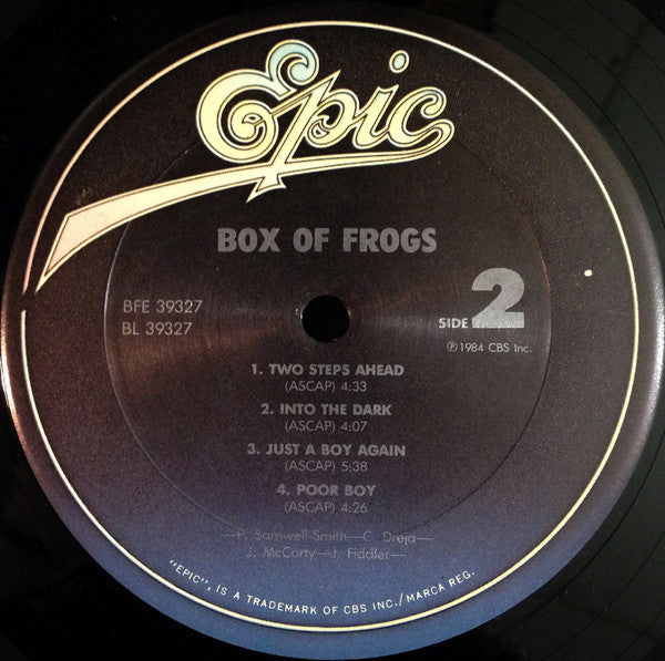 Box Of Frogs : Box Of Frogs (LP, Album, Car)