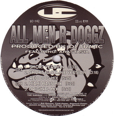 DJ Trajic Featuring Anastasia Gomez : All Men R Doggz (12")