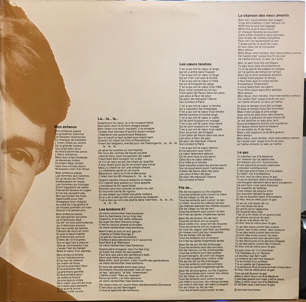 Jacques Brel : La Chanson Des Vieux Amants 2 (LP, Album, RE, Gat)