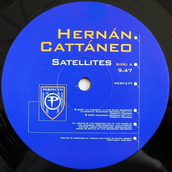 Hernán Cattáneo : Satellites / Deeper Layers (12")