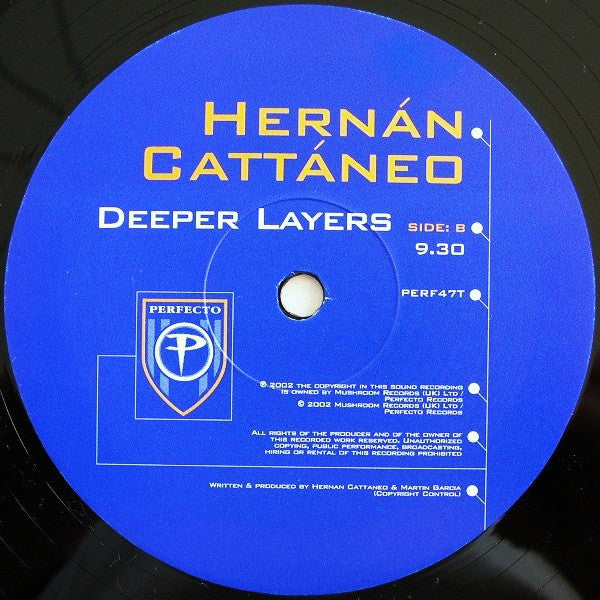 Hernán Cattáneo : Satellites / Deeper Layers (12")