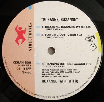 The Real Roxanne With UTFO : Roxanne Roxanne (12")