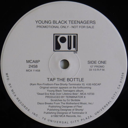 Young Black Teenagers : Tap The Bottle (12", Promo)