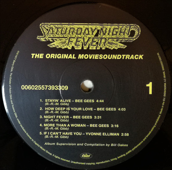 Various : Saturday Night Fever (The Original Movie Sound Track) (2xLP, Album, Comp, RE, 180)