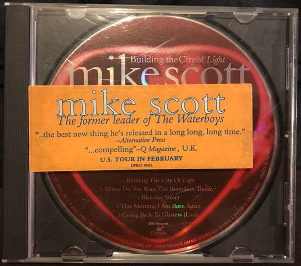 Mike Scott : Building The City Of Light (CD, Single, Promo)