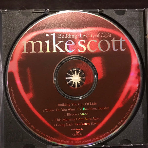 Mike Scott : Building The City Of Light (CD, Single, Promo)