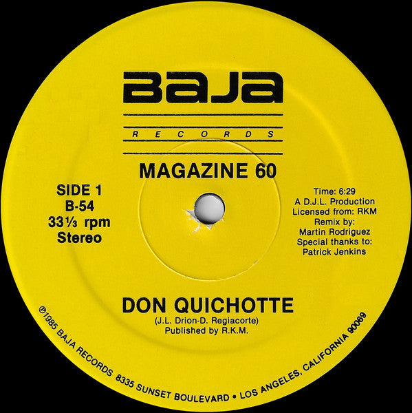 Magazine 60 : Don Quichotte (12")