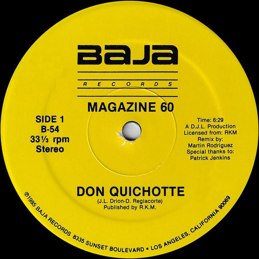 Magazine 60 : Don Quichotte (12")