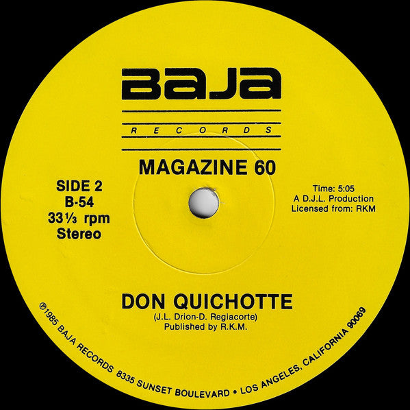 Magazine 60 : Don Quichotte (12")