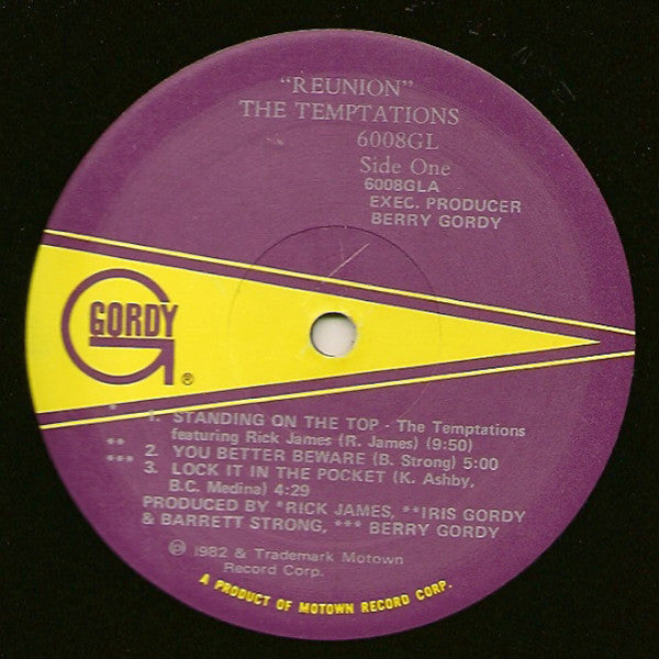 The Temptations : Reunion (LP, Album)