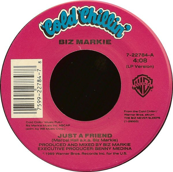 Biz Markie : Just A Friend (7", Single)