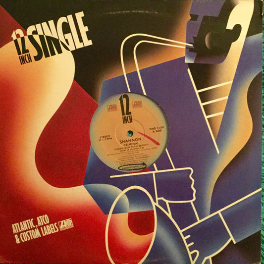 Shannon : Criminal (Theme From Fatal Beauty) (12", Promo)