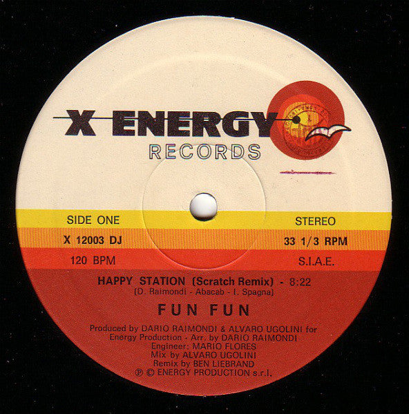 Fun Fun : Happy Station (Scratch Re-Mix) (12")