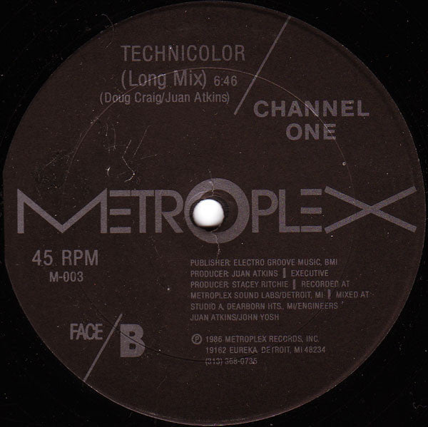 Channel One : Technicolor (12", Bla)