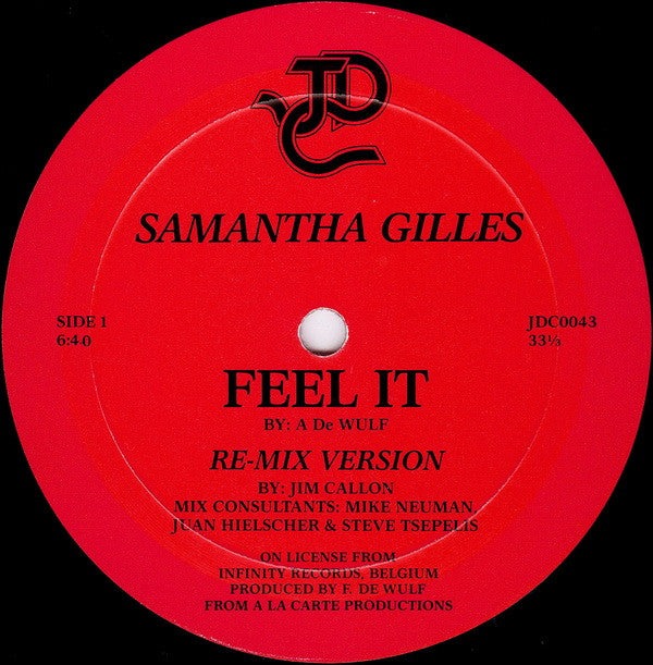 Samantha Gilles : Feel It (12")