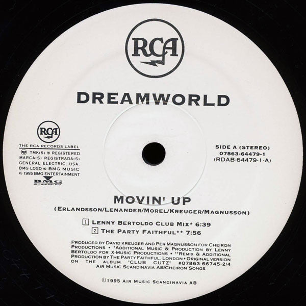 Dreamworld : Movin' Up (12")