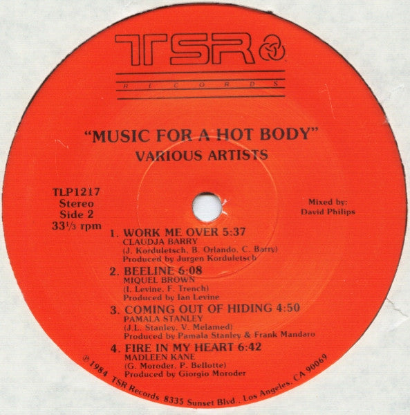 Various : Music For A Hot Body (LP, Comp, Mixed)