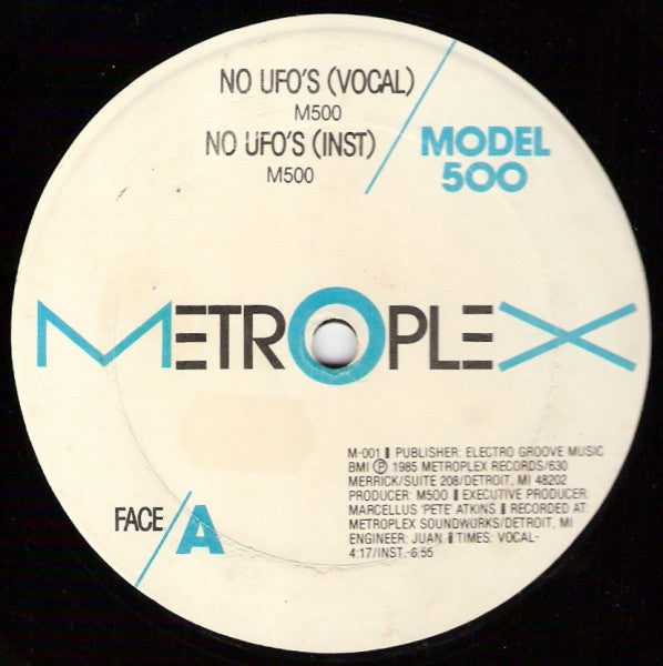 Model 500 : No UFO's (12", RP)