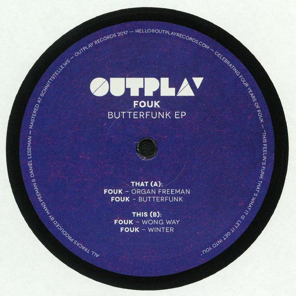 Fouk : Butterfunk EP (12", EP)