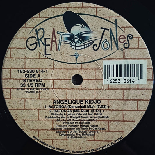 Angélique Kidjo : Batonga (12", Promo)