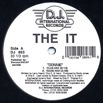 The It : Donnie (12", RE)