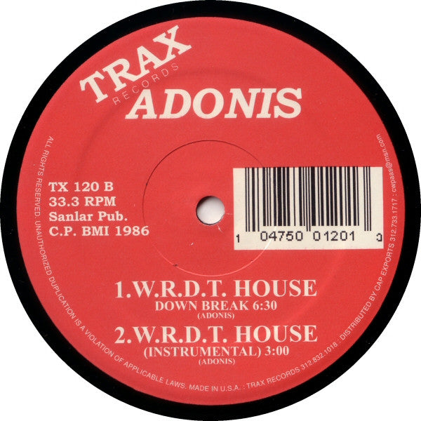 Adonis : We're Rocking Down The House (12", RE)