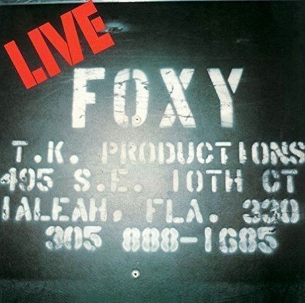 Foxy : Live (LP, Album, Promo)