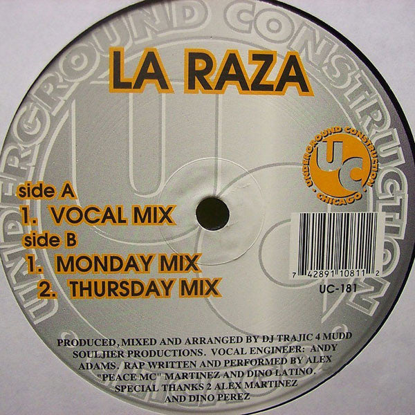 DJ Trajic : La Raza (12")