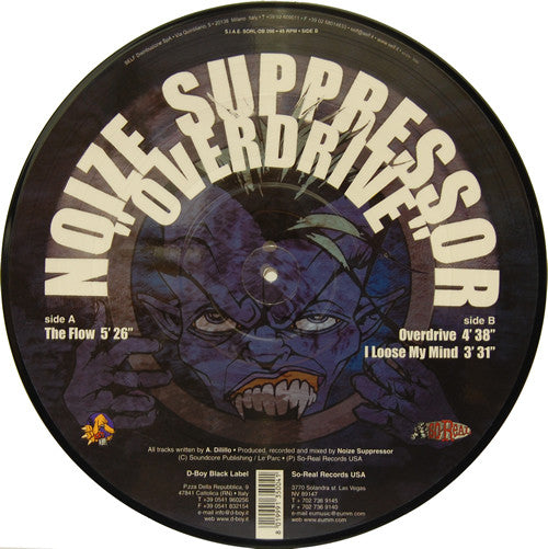Noize Suppressor : Overdrive (12", Pic)