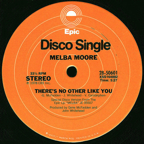 Melba Moore : You Stepped Into My Life / There's No Other Like You (12", Single)