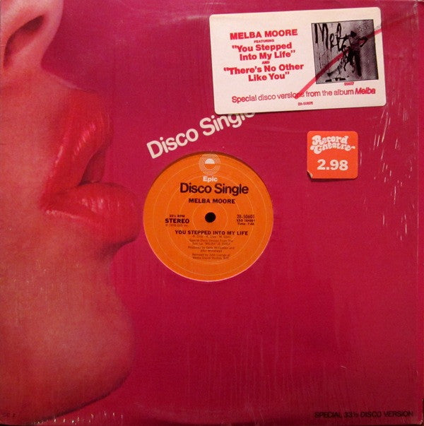 Melba Moore : You Stepped Into My Life / There's No Other Like You (12", Single)