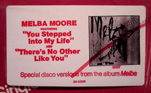 Melba Moore : You Stepped Into My Life / There's No Other Like You (12", Single)