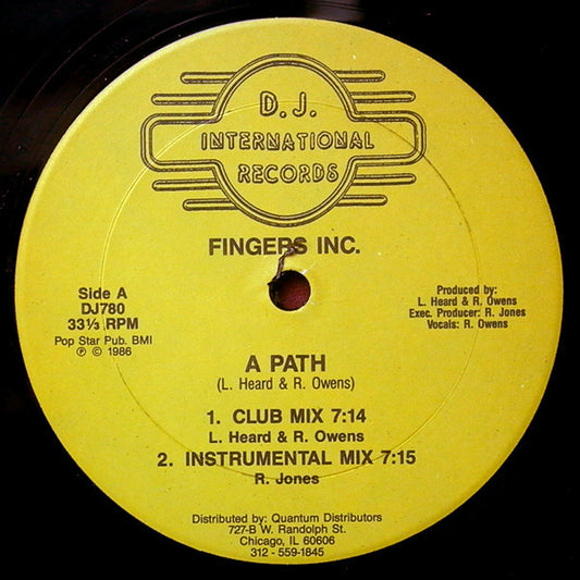 Fingers Inc. : A Path (12")