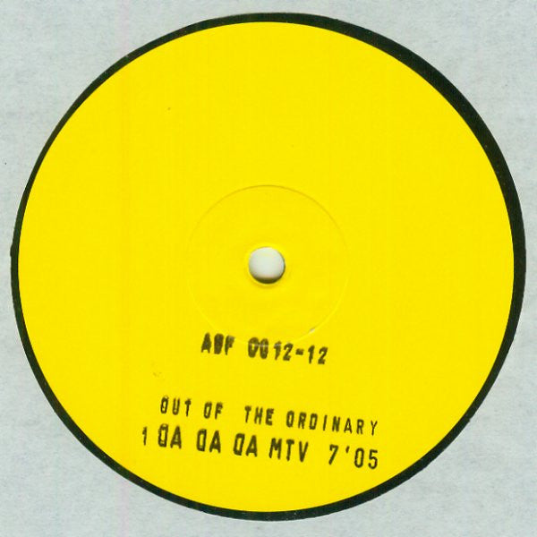 Out Of The Ordinary : DaDaDa (12", Promo, W/Lbl)