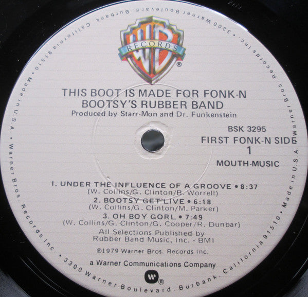 Bootsy's Rubber Band : This Boot Is Made For Fonk-n (LP, Album, Jac)